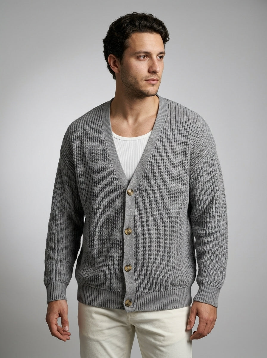 The Bramley Waffle Cardigan