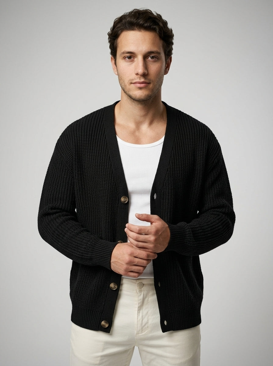 The Bramley Waffle Cardigan