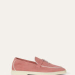 LORO PIANA LOAFER PINK WHITE LINE – authentiek designer item, direct leverbaar bij Mivelia
