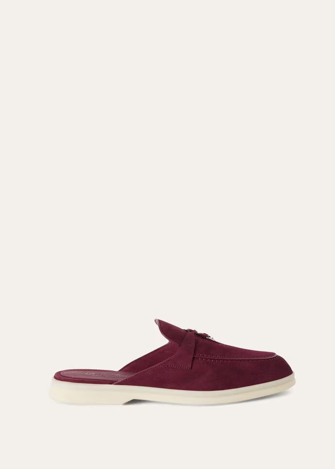 LORO PIANA OPEN LOAFER BORDEAUX – authentiek designer item, direct leverbaar bij Mivelia