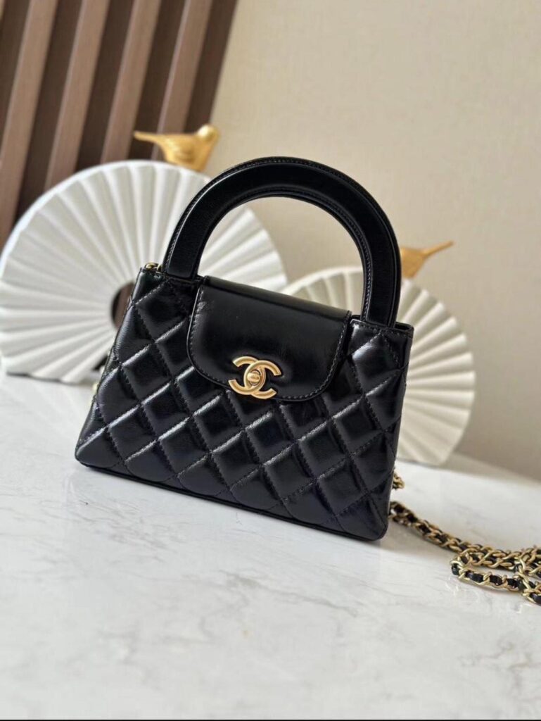 Chanel tas in zwart leer uit de Mivelia collectie