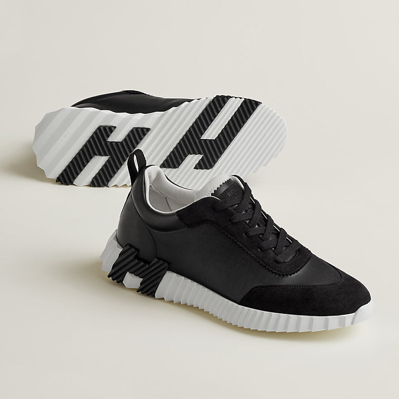 HERMES BOUNCING LEATHER BLACK/WHITE – authentiek designer item, direct leverbaar bij Mivelia