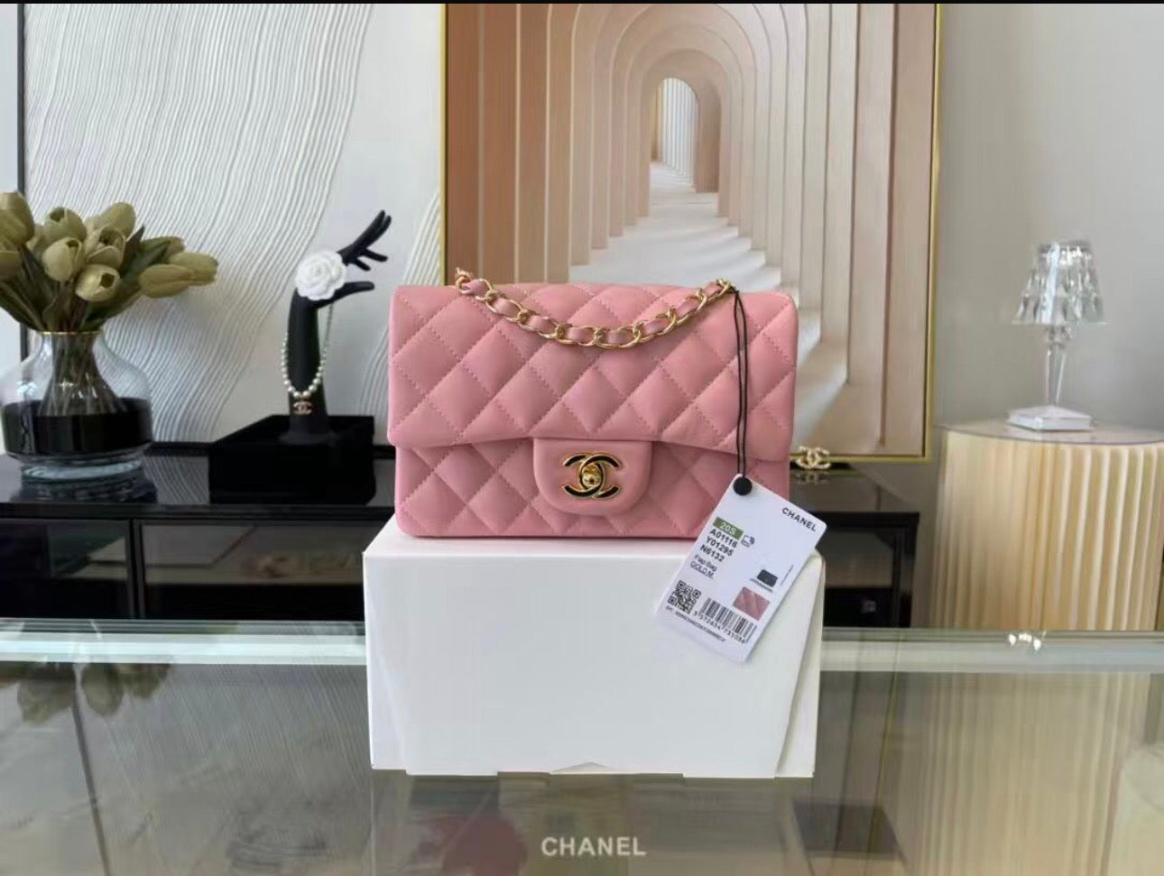 CHANEL FLAPBAG 20 PINK – authentiek designer item, direct leverbaar bij Mivelia