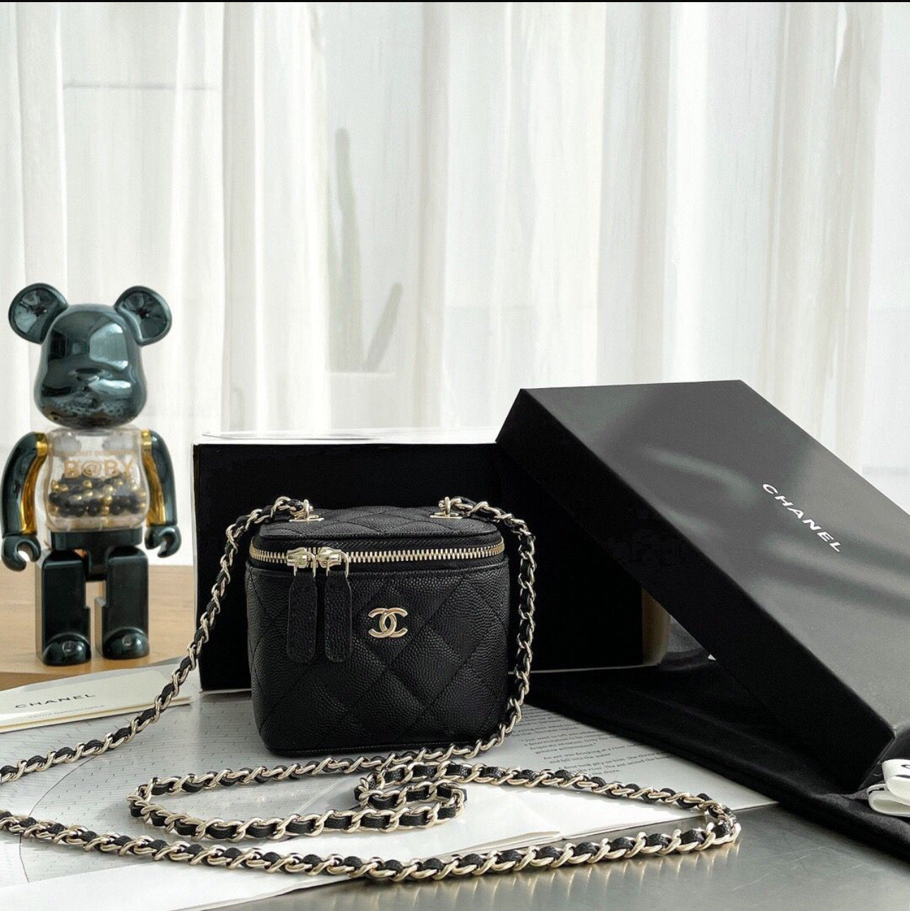 CHANEL CROSSBODY BAG BLACK – authentiek designer item, direct leverbaar bij Mivelia