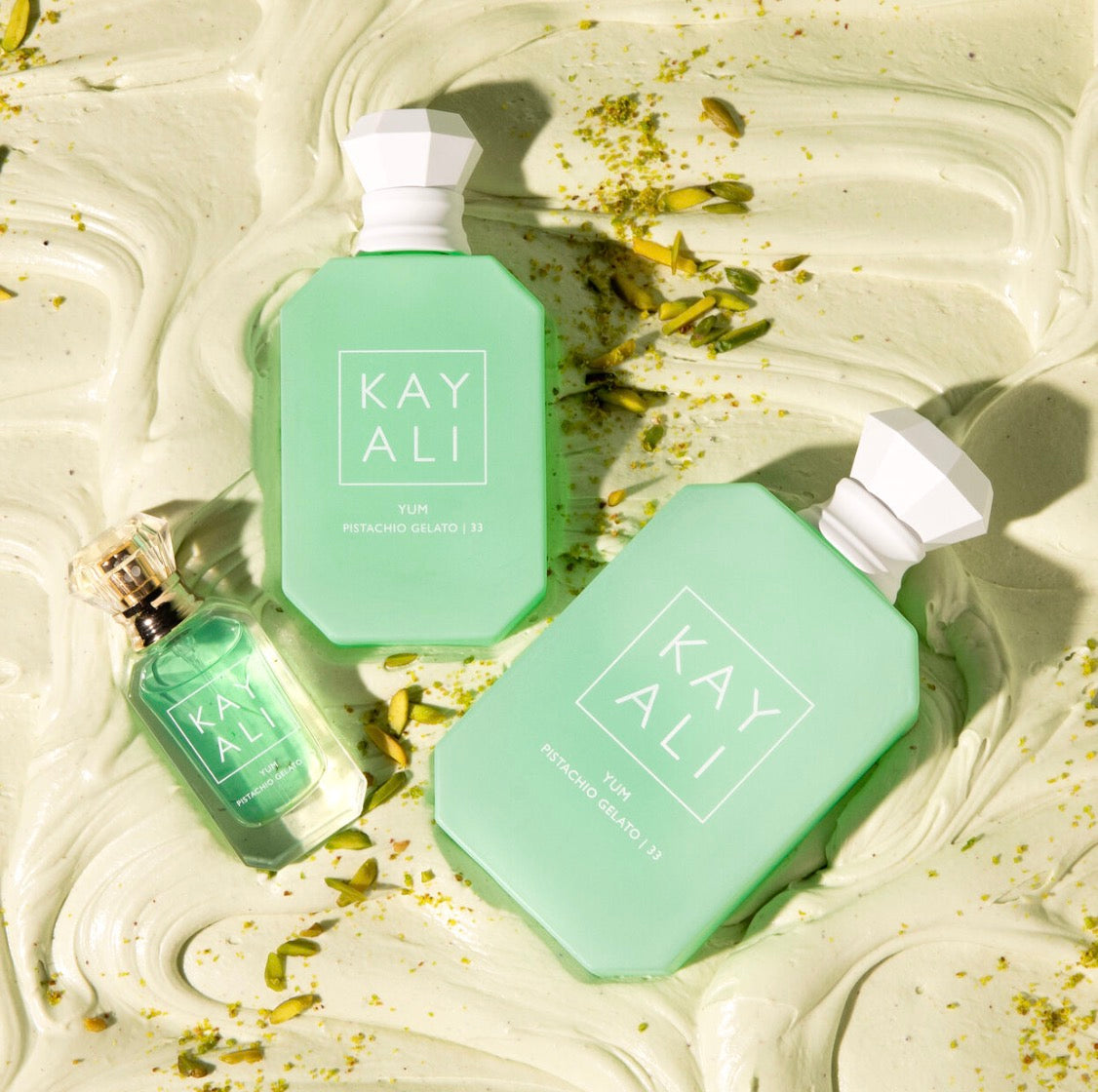 KAYALI YUM PISTACHIO GELATO (100ML) – authentiek designer item, direct leverbaar bij Mivelia