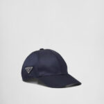 PRADA RE-NYLON BASEBALL CAP NAVY BLUE