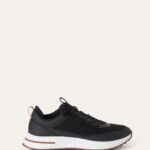 Loro Piana Weekend Walk schoen in zwart, Mivelia voorraad