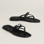 HERMES MISS SANDAL BLACK – authentiek designer item, direct leverbaar bij Mivelia