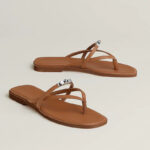 HERMES MISS SANDAL BROWN – authentiek designer item, direct leverbaar bij Mivelia