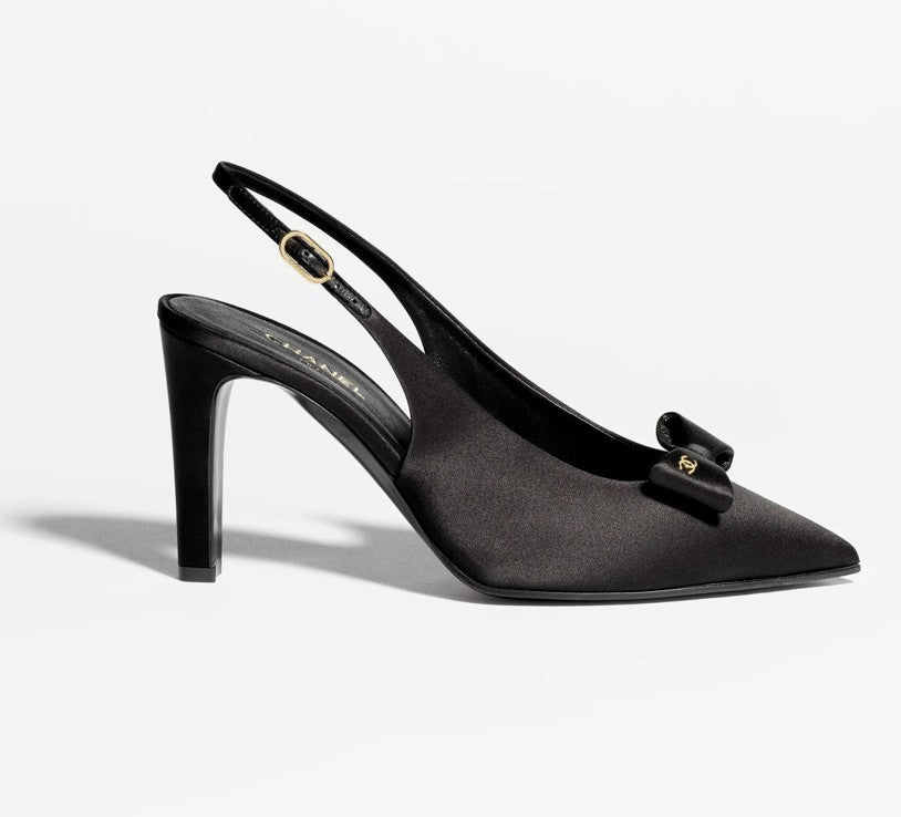 CHANEL SLINGBACK BLACK – authentiek designer item, direct leverbaar bij Mivelia